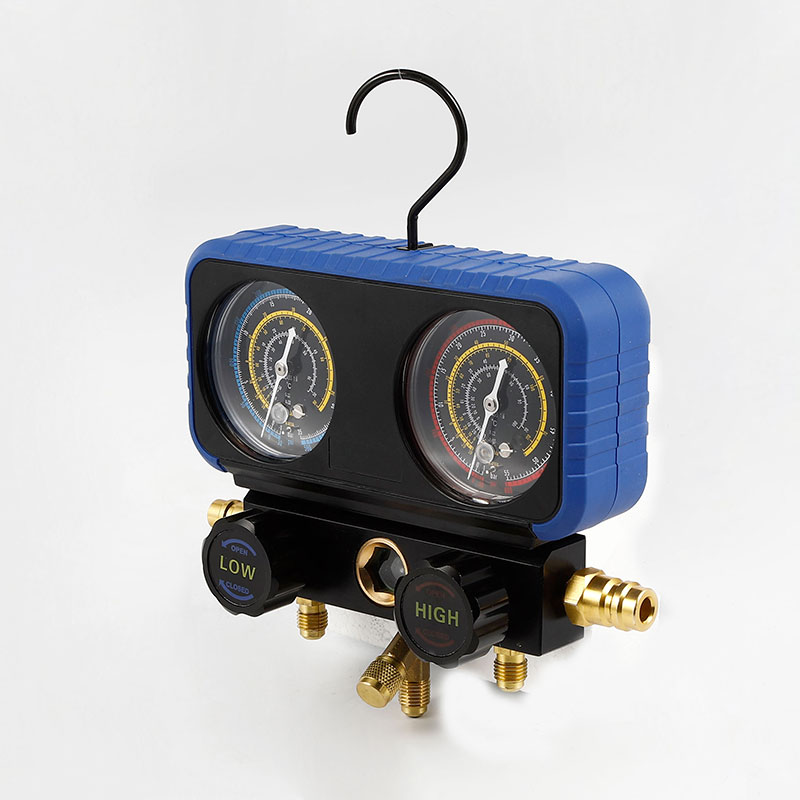 Refrigerant Manifold Gauge With Plastic Shell Protecttion